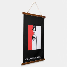 Tapiz Con Marco De Madera Arte africano