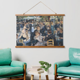 Tapiz Con Marco De Madera Arte de baile impresionista francés vintage de Par