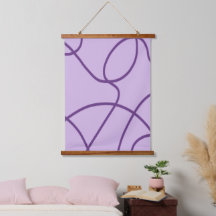 Arte de línea en morado