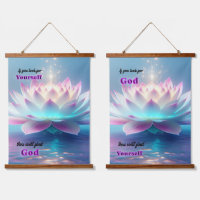 Arte de pared de citas espirituales inspiradoras d