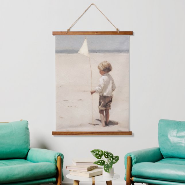 Tapiz Con Marco De Madera Arte de Pared Neutral - Tapiz. (Sala de estar)