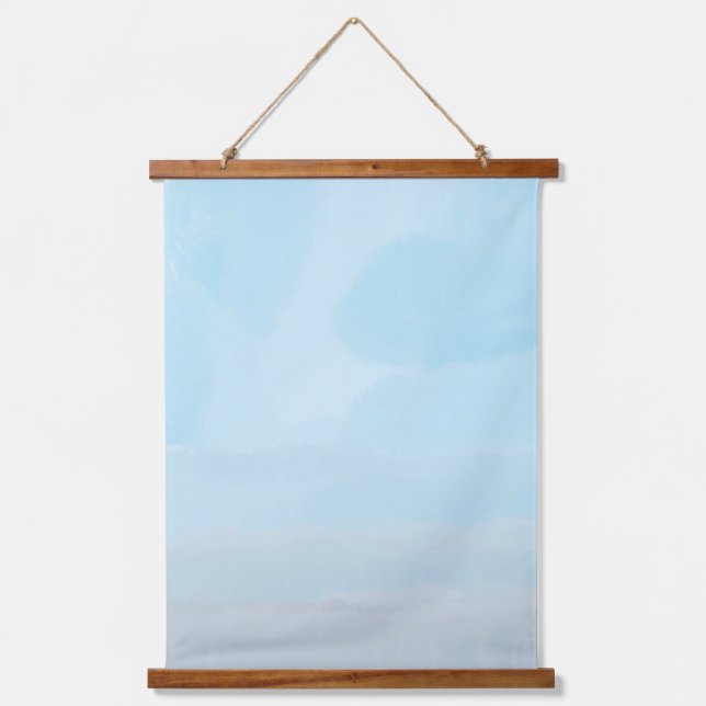 Tapiz Con Marco De Madera arte de pintura abstracta (Anverso)