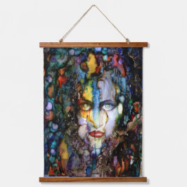 Tapiz Con Marco De Madera Arte de Rebecca O'Donnell, "destino manifiesto"