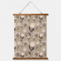 Arte floral neutral para pared | Botánica suave co