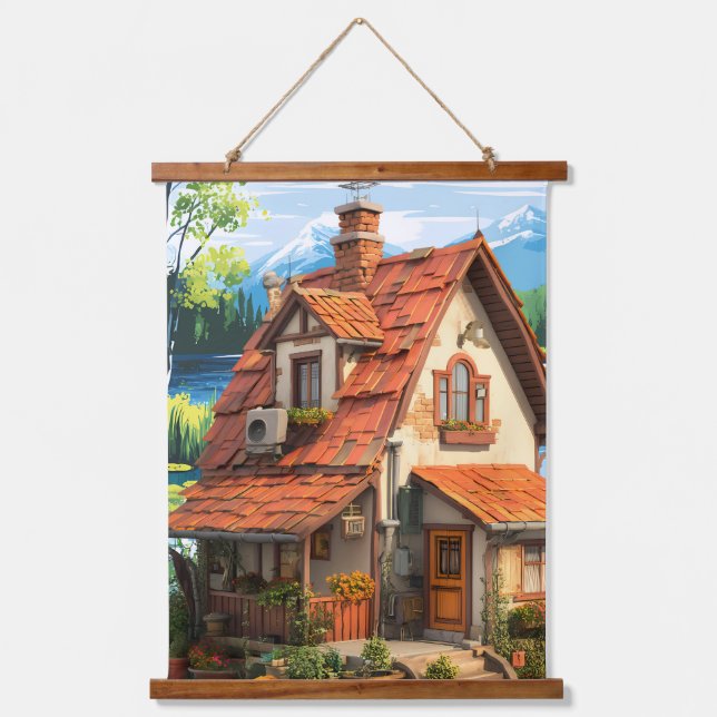 Tapiz Con Marco De Madera arte mural, Tapestries (Anverso)