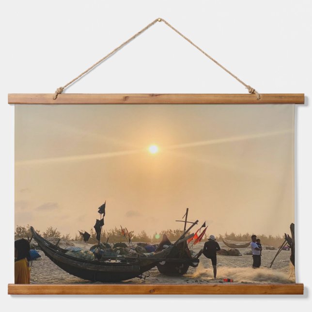 Tapiz Con Marco De Madera Arte mural y decoración Tapestries (Anverso )