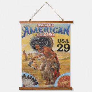 Tapiz Con Marco De Madera Arte nativo indio suroeste de Estados Unidos