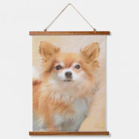 Arte original de la pintura de perro de Chihuahua,
