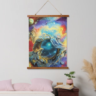 Tapiz Con Marco De Madera Astro Physics Wall Tapestry