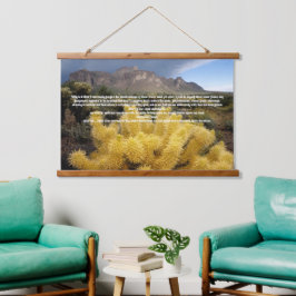 Tapiz Con Marco De Madera Autoperdón Inspirador