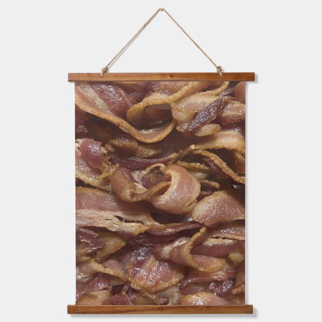 Tapiz Con Marco De Madera Bacon (Anverso)