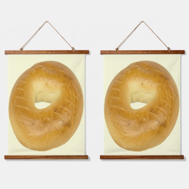 Tapiz Con Marco De Madera Bagel (Doble)