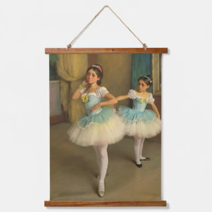 Tapiz Con Marco De Madera Bailarinas en el estilo romántico