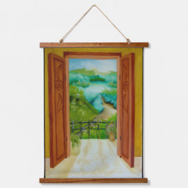 Tapiz Con Marco De Madera Balcony
