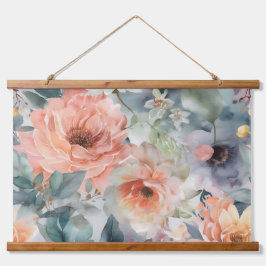 Tapiz Con Marco De Madera Ballet Bridal Botánico de Rubefacción