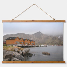 Tapiz Con Marco De Madera Ballstad Lofoten