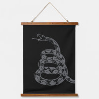 Bandera Gadsden No Pises en Mí Gris