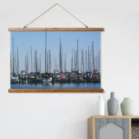 Barcos de vela en una fila Fotográfico