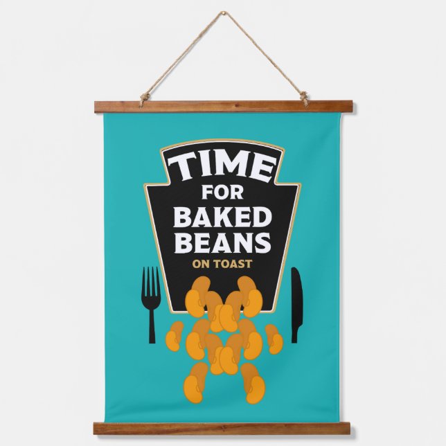 Tapiz Con Marco De Madera Bebidas al horno en tostadas (Anverso)