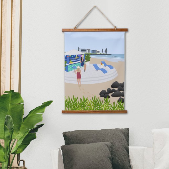 Tapiz Con Marco De Madera Bebidas en el Beach Bar (Subido por el creador)