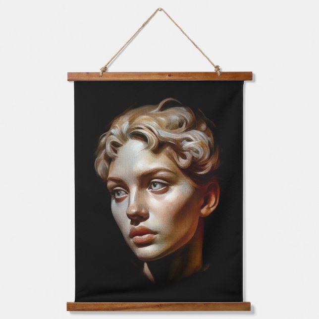 Tapiz Con Marco De Madera Belleza (Anverso)