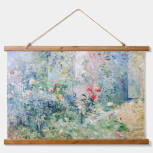 Tapiz Con Marco De Madera Berthe Morisot - El jardín en Bougival