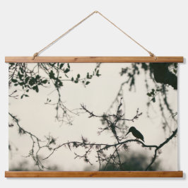 Tapiz Con Marco De Madera Bird Silhouette