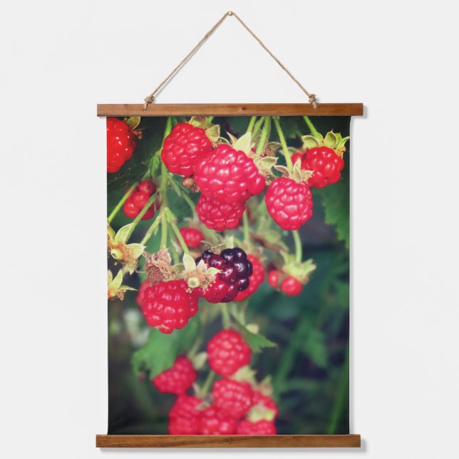 Tapiz Con Marco De Madera Blackberries (Anverso)