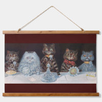 Boda de gatos, matrimonio, novia, Louis Wain