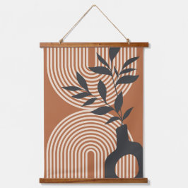 Tapiz Con Marco De Madera Boho Wall Art
