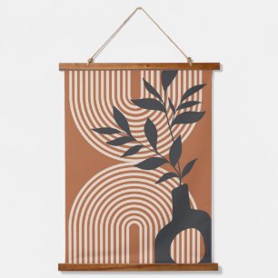 Tapiz Con Marco De Madera Boho Wall Art