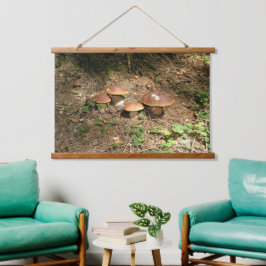 Tapiz Con Marco De Madera boletus