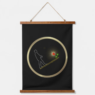 Tapiz Con Marco De Madera Bolsa de regalo arte minimalista