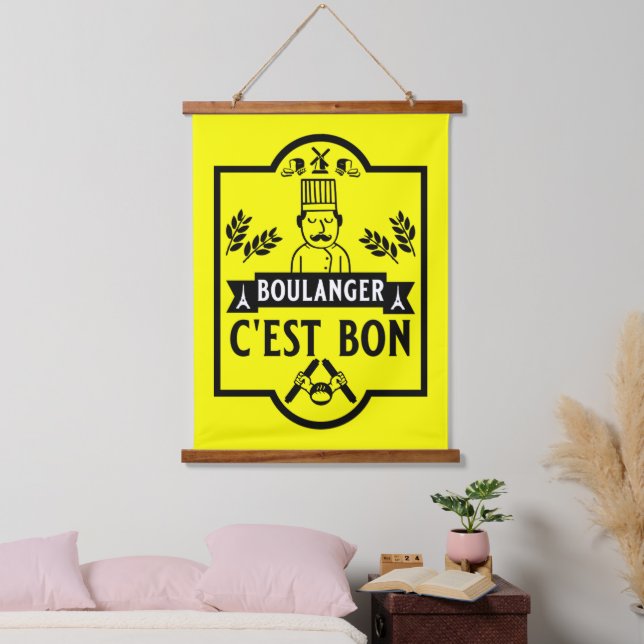 Tapiz Con Marco De Madera Bread (Dormitorio)