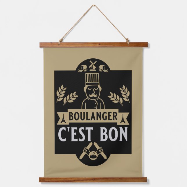 Tapiz Con Marco De Madera Bread (Anverso)