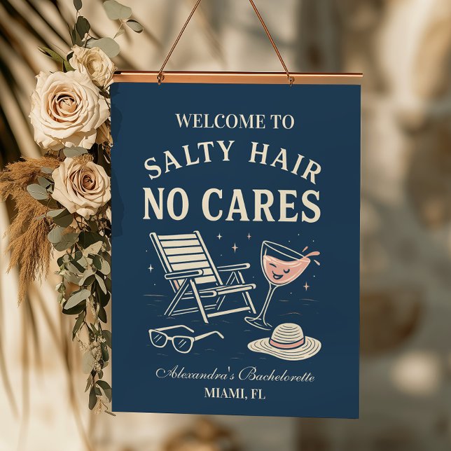 Tapiz Con Marco De Madera Brisa Costera Última Tostada Despedida de Soltera (Subido por el creador)