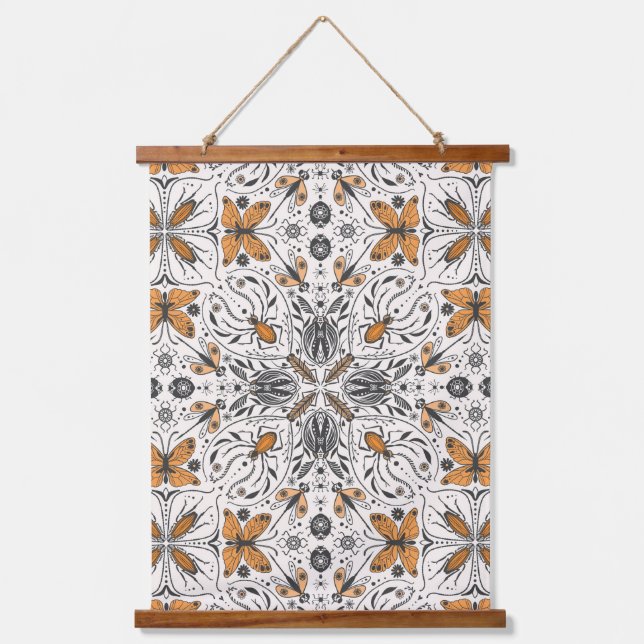 Tapiz Con Marco De Madera Bugs (Anverso)