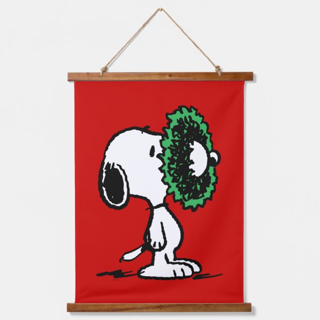 Tapiz Con Marco De Madera Cacahuetes | Snoopy for Holidays (Anverso)
