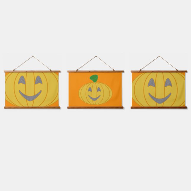 Tapiz Con Marco De Madera Calabaza (Triple)