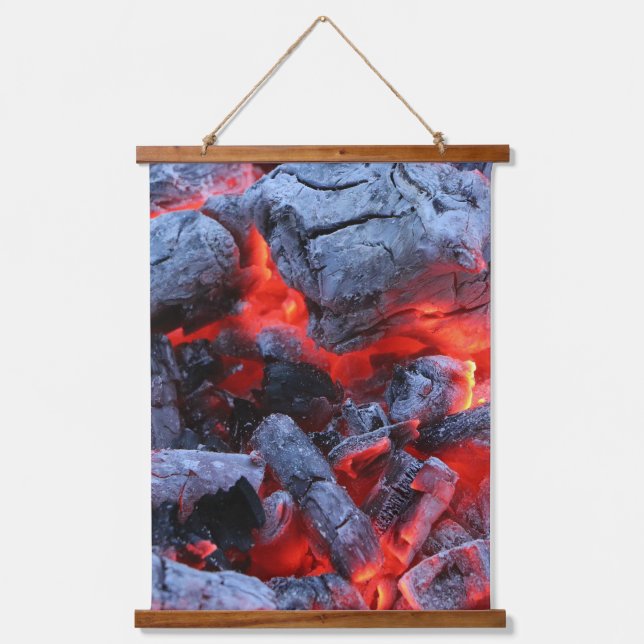 Tapiz Con Marco De Madera Caldos calientes (Anverso)