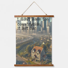 Tapiz Con Marco De Madera Campo perdido