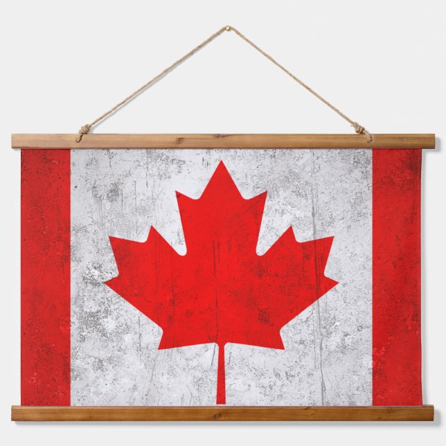 Tapiz Con Marco De Madera Canadá (Anverso )