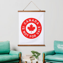 Tapiz Con Marco De Madera Canadá no está a la venta tipografía hoja de arce