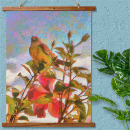 Tapiz Con Marco De Madera Cantante de Poolside 2338