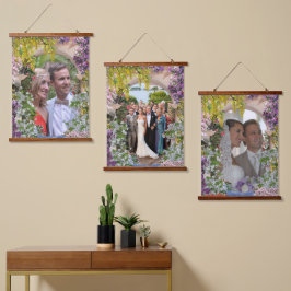 Tapiz Con Marco De Madera Casa de campo italiana al aire libre