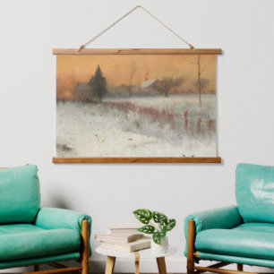 Tapiz Con Marco De Madera Casa en Montclair, arte de George Innes