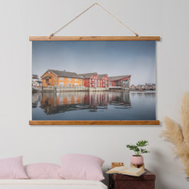 Tapiz Con Marco De Madera Casas noruegas