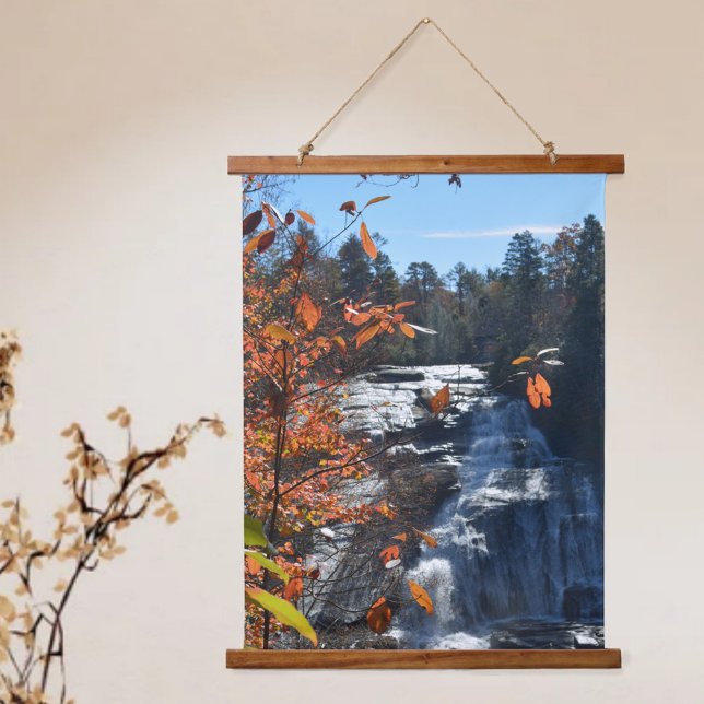 Tapiz Con Marco De Madera Cascada otoño deja fotografías en las altas catara (Subido por el creador)