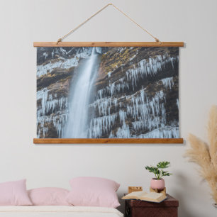 Tapiz Con Marco De Madera Cascada Peričnik en Mojstrana, Eslovenia