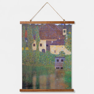 Tapiz Con Marco De Madera Castillo del Agua, Gustav Klimt